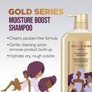 Pantene Gold Series Shampoo & Conditioner Moisture Boost with Argan Oil, for Natural, Coily, and Curly Hair, 29.2 Oz Each Pantene