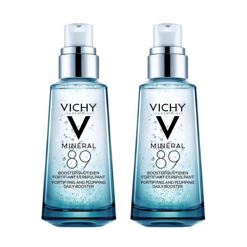 Vichy Mineral 89 Booster, Pure Hyaluronic Acid Serum for Face with Volcanic Mineral Water for Skin Barrier Repair, Plumps & Hydrates, Lightweight Moisturizing Gel, Oil-Free, Non-Sticky Infinity Warehouse