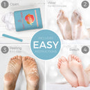 Peach Foot Peel Mask For Cracked Heels, Dead Skin & Calluses - Make Your Feet Baby Soft - Removes & Repairs Rough Heels, Dry Toe Skin-Exfoliating Peeling Natural Treatment (Size: 2 Pack) DERMORA Store
