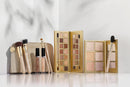 Sigma Beauty Ambiance Complete Collection - 14 Buttery Eyeshadow Powders, Highlighter Palette with 6 Metallic Highlighters, 2 Hydrating Lip Gloss, & 5 Makeup Brushes - Full Makeup Set Infinity Warehouse