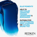 Redken Color Extend Brownlights Blue Shampoo | Hair Toner For Natural & Color-Treated Brunettes | Tones & Neutralizes Brass In Brown Hair | Sulfate Free Shampoo REDKEN