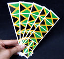 40 Tattoos: Jamaica Flag, Jamaican Party Favors PremiumTT temporary tattoos