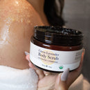 Organic Body Scrub - Citrus Lavender Sugar Scrub for Body Polish, Exfoliating Body Scrub Exfoliator & Foot Scrub, Body Exfoliator, Body Scrubs for Women Exfoliation, Sugar Scrubs for Women & Men Beauty by Earth