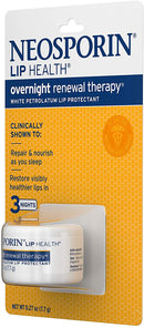 Neosporin Lip Health Overnight Renewal Therapy, 0.27 Oz, Pack of 2 Neosporin