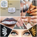 Spearlcable Holographic Nail Glitter 16 Boxes Nails Powder Nail Art Sequins Holo Shining Flakes Gold Silver Chunky Glitter Set Decals for Face Eyes Body Hair DIY Nail Art (pattern1) Spearlcable