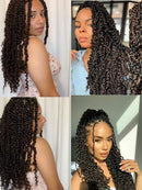 8 Packs Passion Twist Hair 24 Inch Passion Twist Crochet Hair For Black Women Water Wave Crochet Braiding Hair Extensions (4