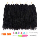 Dorsanee Passion Twist Hair Water Wave Crochet Braids for Passion Twist Crochet Hair Passion Twist Braiding Hair Hair Extensions (6Packs, 14Inch, 1