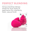 100% PURE Makeup Blender, Non-Latex, Blending Sponge for Liquid, Cream, Powder Makeup, Odor Free, Hypoallergenic, Natural Makeup Sponge 100% PURE