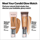 Revlon PhotoReady Candid Glow Moisture Glow Anti-Pollution Foundation with Vitamin E & Prickly Pear Oil, Anti-Blue Light Ingredients, without Parabens, Pthalates, & Fragrances, Honey Beige, 0.75 oz REVLON