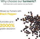 ROOT LABS Turmeric Gummies I No Added Sugar I 95% Curcumin & Black Pepper Extract I for Adults & Children I Non-GMO I 100% Natural & Organic I Third Party Tested I 500 mg I 60 Gummy Infinity Warehouse