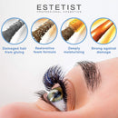 Eyelash Extension Shampoo & Brush - Gentle Aftercare Foaming Lash Cleanser Kit & Makeup Remover - For Home & Salon Use ESTETIST Store
