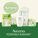 Aveeno Positively Radiant Daily Gel Facial Moisturizer with Hyaluronic Acid Tone-Correcting Soy, Hydrating Brightening Gel Cream Face Moisturizer, Oil-Free, Hypoallergenic, white, 1.7 Fl Oz Aveeno