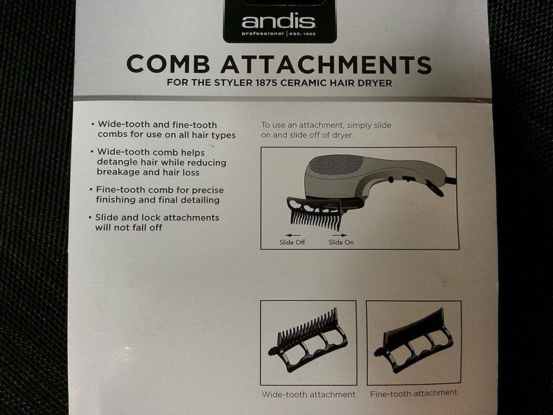 Andis Company 85030 Replacement Combs/85020, Black Andis