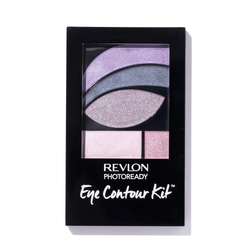 Revlon PhotoReady Eye Contour Kit, Eyeshadow Palette with 5 Wet/Dry Shades & Double-Ended Brush Applicator, Watercolors (520), 0.1oz REVLON