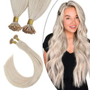 Ugeat Itip Remy Human Hair Extensions 18inch Itip Hair Extensions Human Hair Pre Bonded