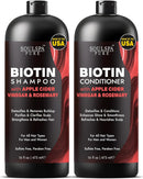 Biotin Shampoo and Conditioner Set for Men & Women | 16 fl oz Each | with Rosemary & Mint | Sulfate Free Hydrating & Strengthening Hair Care for Thinning, Color-Treated & Dry Hair Infinity Warehouse