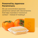 Japanese Persimmon Cleanser Bar 2 Pack Bundle for Body Odor, Persimmon Solution for Old People Smell - Natural Ingredient Body Bars, Organic Formula, Japanese Skin Care, Cleansing Hygiene 1 oz Infinity Warehouse