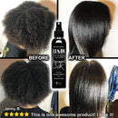 Straight Silk Spray with Moroccan Argan Oil | Hair Straightening Protector & Detangler | Alcohol-Free | Heat Protectant up to 450°F | Flat-Iron | Blow-Dry | Unscented | Hair Spray | MADE IN USA (6oz) JuniorLabs