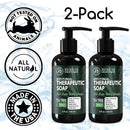 Antifungal Antibacterial Soap & Body Wash - Natural Fungal Treatment with Tea Tree Oil for Jock Itch, Athletes Foot, Body Odor, Nail Fungus, Ringworm, Eczema & Back Acne - For Men and Women - 2 Pack Derma-nu Miracle Skin Remedies Store