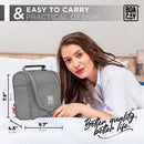 Premium Small Hanging Travel Toiletry Bag for Women and Men, Hygiene Bag, Bathroom and Shower Organizer Kit with Elastic Band Holders for Toiletries, Cosmetics, Makeup, Brushes BOACAY Store