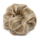 Messy Bun Hair Piece Scrunchy Updo Hair Pieces for Women Fluffy Wavy Hair Bun Scrunchies Donut Hairpiece Synthetic Chignons with Elastic Rubber Band Ash Blonde 2Pc Benehair