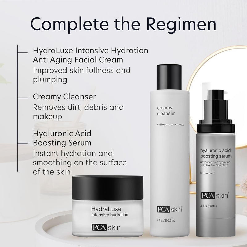 PCA SKIN HydraLuxe Anti Aging Cream, Deeply Moisturizing Cream for Day and Night Use, Improves Moisture Retention in Skin and Smoothes Fine Lines and Wrinkles, Hydrating Face Moisturizer, 1.8 oz Jar