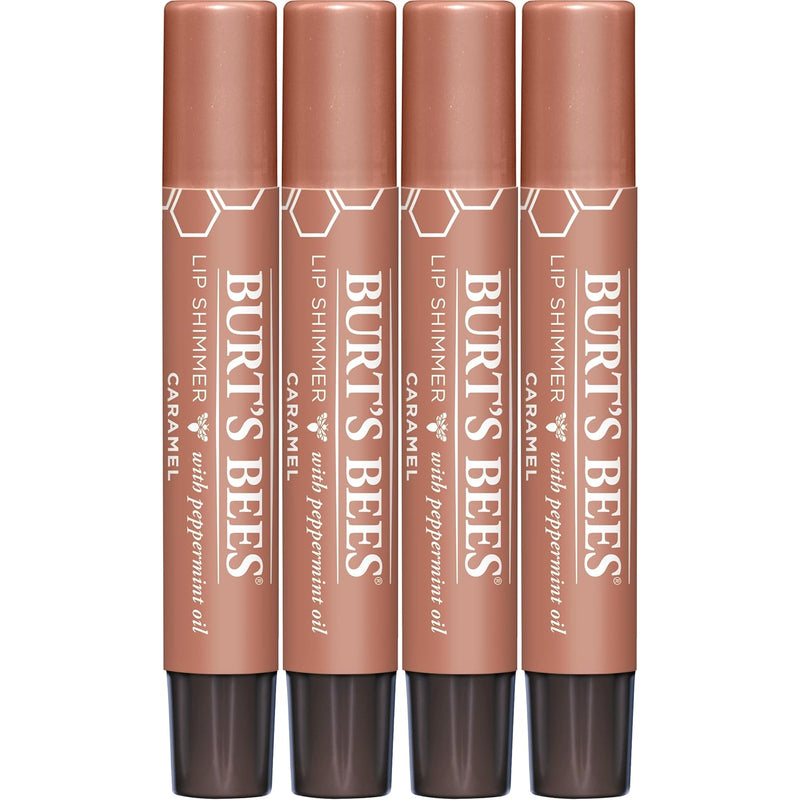 Burt's Bees Lip Shimmer Pink Collection, Tinted Lip Balm Stick, Moisturizing for All Day Hydration with Natural Glowy Pigmented Finish & Buildable Color, 3 Shades; Value Pack, 3 Tubes x 0.09 Oz Infinity Warehouse
