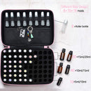 Beschan Essential Oil Storage Case Travel Carrying Oil Holder 70 for 5 10 15 ml Bottles & Roller Bottles with Stickers and Bottle Opener PINK-13.2"Lx9.4"Wx3.7"H BES CHAN