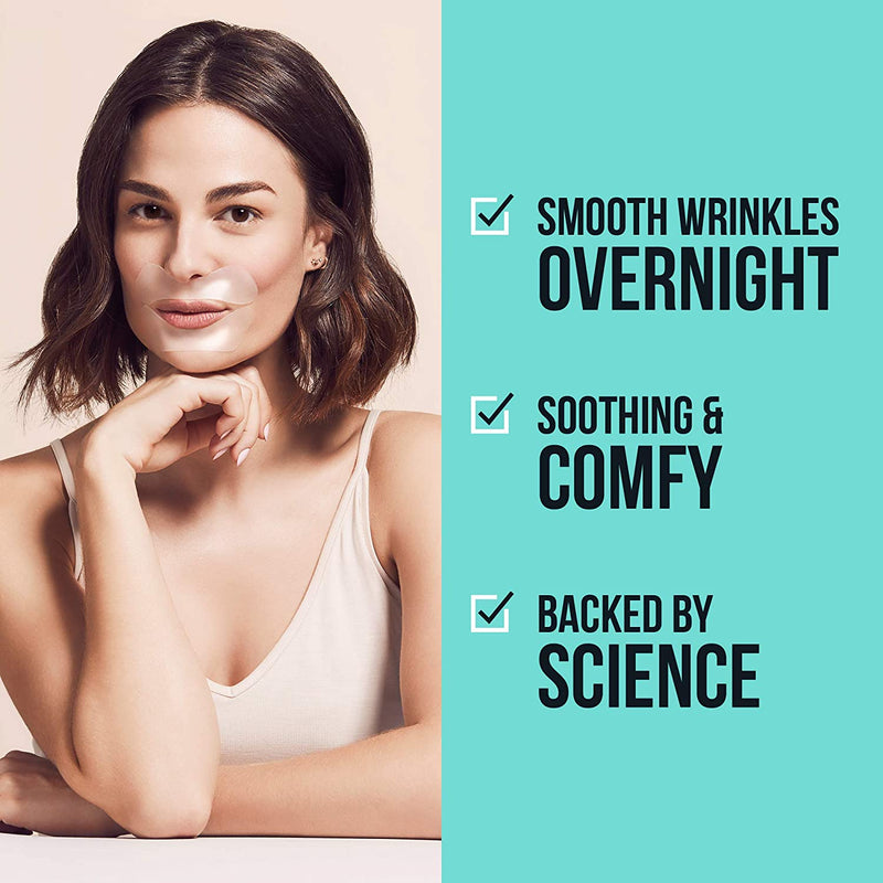 SiO Beauty Super LipLift | Smile & Lip Anti-Wrinkle Patches 4 Week Supply | Overnight Smoothing Silicone Patches For Lip & Smile Wrinkles And Fine Lines SiO Store