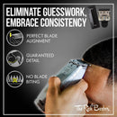 The Rich Barber 10 Second Blade Setter & 1 Minute Blade Modifier Set | Zero Gap Tool & Trimmer Sharpener for Sharper Lines, Cleaner Fades & Precision Detail (Compatible with GTX Deeptooth The Rich Barber