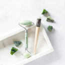 EcoTools Jade Facial Roller and Eye Roller Duo, Face Roller and Massager, Skincare and Sculpting Tool, Reduces Under Eye Puffiness and Dark Circles, 2 Piece Set EcoTools