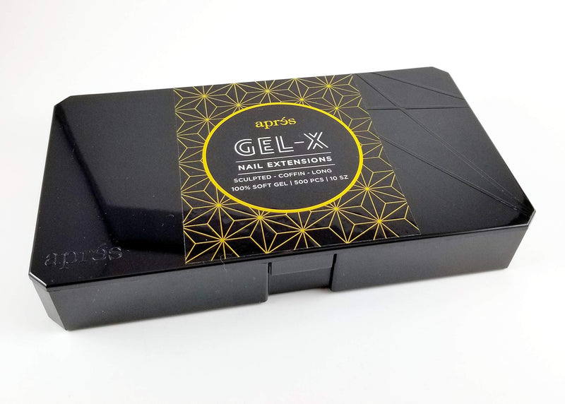 APRES GEL-X TIPS (SCULPTED ROUND SHORT) 500PCS 10 SIZES Apres
