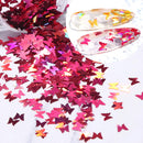 3D Holographic Butterfly Nail Glitter, UVANKAUP 24 Colors Butterfly Glitter Nail Sequins Laser Butterfly Nail Art Glitter Stickers Decals Acrylic for Nail Art Decoration & DIY Crafting UVANKAUP