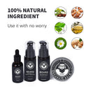 Beard Growth Kit For Men, Unique Beard Care with 100% Natural Beard Oil, Beard Balm, Beard Shampoo Wash Beard Brush& Wood Beard Comb, Beard Scissors, Best Beard Gift For Dad Husband Boyfriend SZILBZ