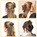 Hair Claw Clips for Women, 2 PCS Large Banana Hair Clips for Thick Hair French Design Strong Hold Big NoSlip Hair Clips for Girls Thin Hair HUIBAO