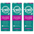 Tom's of Maine Antiplaque and Whitening Toothpaste, Fluoride Free, Fennel, 3 Pack, 4.5 Oz Infinity Warehouse