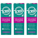 Tom's of Maine Antiplaque and Whitening Toothpaste, Fluoride Free, Fennel, 3 Pack, 4.5 Oz Infinity Warehouse
