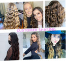 Hair Waver 3 Barrel Curling Iron Wand 1 Inch Crimper Hair Iron Tourmaline Ceramics Triple Barrels Hair Crimper Heat Up Quickly Mermaid Beach Waves Curling Iron Black EYOBE