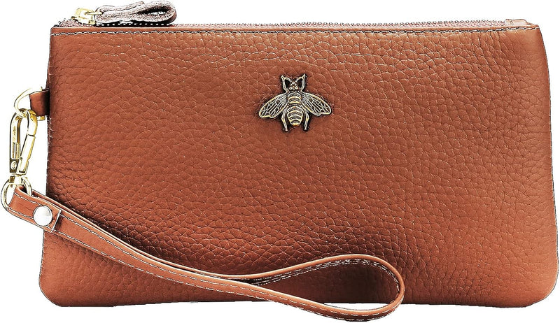 imeetu Women's Wristlet Clutch Purse Leather Cell Phone Wallet Handbag with Wrist Strap Infinity Warehouse