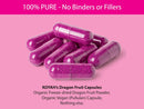 Organic Dragon Fruit Capsules, Freeze-Dried: 60 Capsules Infinity Warehouse
