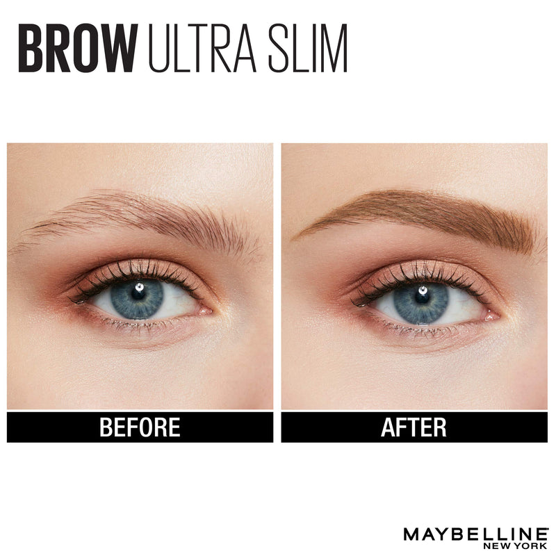 Maybelline New York Brow Ultra Slim Defining Eyebrow Makeup Mechanical Pencil with .55 MM Tip & Blending Spoolie For Precisely Defined Eyebrows, 250 BLONDE Maybelline New York