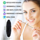 Boonboo Dental Floss Refill | Bamboo Woven Fiber | 2pcs of 100FT/30M - Total 200FT/60M | Bamboo Charcoal | Teeth Flosser Threads | Sustainable & Biodegradable (Mint) BOONBOO