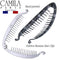 Camila Paris CP3102 4.5 inch French Banana Clip Hair Comb Classic Girls Updo Flexible Ponytail Holder Interlocking Banana Combs, Fashion Durable Styling Hair Accessories for Women, Made in France Camila