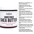 Unrefined African Shea Butter - Ivory, 100% Pure & Raw - Moisturizing and Rich Body Butter for Dry Skin - Suitable for All Skin Types - Use Alone or in DIY Whipped Body Butters - 8 oz Jar Better Shea Butter