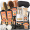 Father's Day Spa Gift Set for Men - Luxury 30-Piece Sandalwood Bath & Beard Gift Set for Men, Bath & Body Care Kit for Him with Beard Wax | Christmas, Valentine's Day, Birthday, Gift for Father Dad Infinity Warehouse