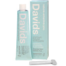 Davids Natural Toothpaste, SPEARMINT, Whitening, Antiplaque, Fluoride Free, SLS Free, 5.25 OZ Metal Tube, Tube Roller Included Davids