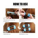 50 Pieces Sponge Hair Rollers,Foam Curlers, Soft Sleeping Hair Curler 0.98 Inch Flexible Hair Styling Tool With Stainless Steel Rat Tail Comb for Hair Styling For Long Hair Short Hair (blue) BEAUTIYAND