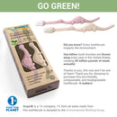 ROARex Vegan Eco Friendly Natural Dinosaurs Inspired Kids Toothbrush Made from Plants | 100% Biodegradable and Compostable | 1% for The Planet Product… ANPEI