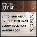 Maybelline TattooStudio Liquid Ink Liner Up To 36HR Wear, Sweat Resistant, Smudge Resistant, No Mess Removal, Longwear Liquid Eyeliner Makeup, Rustic Brown, 0.08 fl; oz. Maybelline New York
