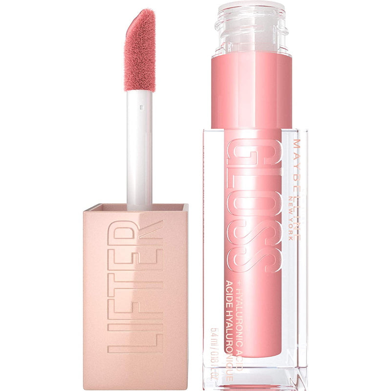 Maybelline Lifter Gloss Lip Gloss Makeup With Hyaluronic Acid, Hydrating, High Shine, Hydrated Lips, Fuller-Looking Lips, Reef, 0.18 fl. oz. Maybelline New York